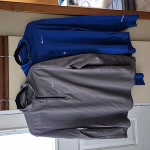 2 Nike Dri Fit Running Quarter Zips